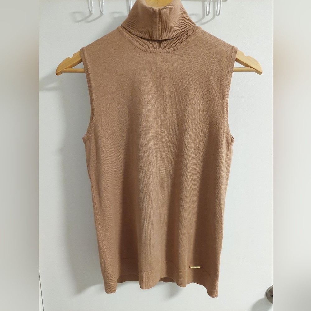 Anne Klein Light Brown Knit Top